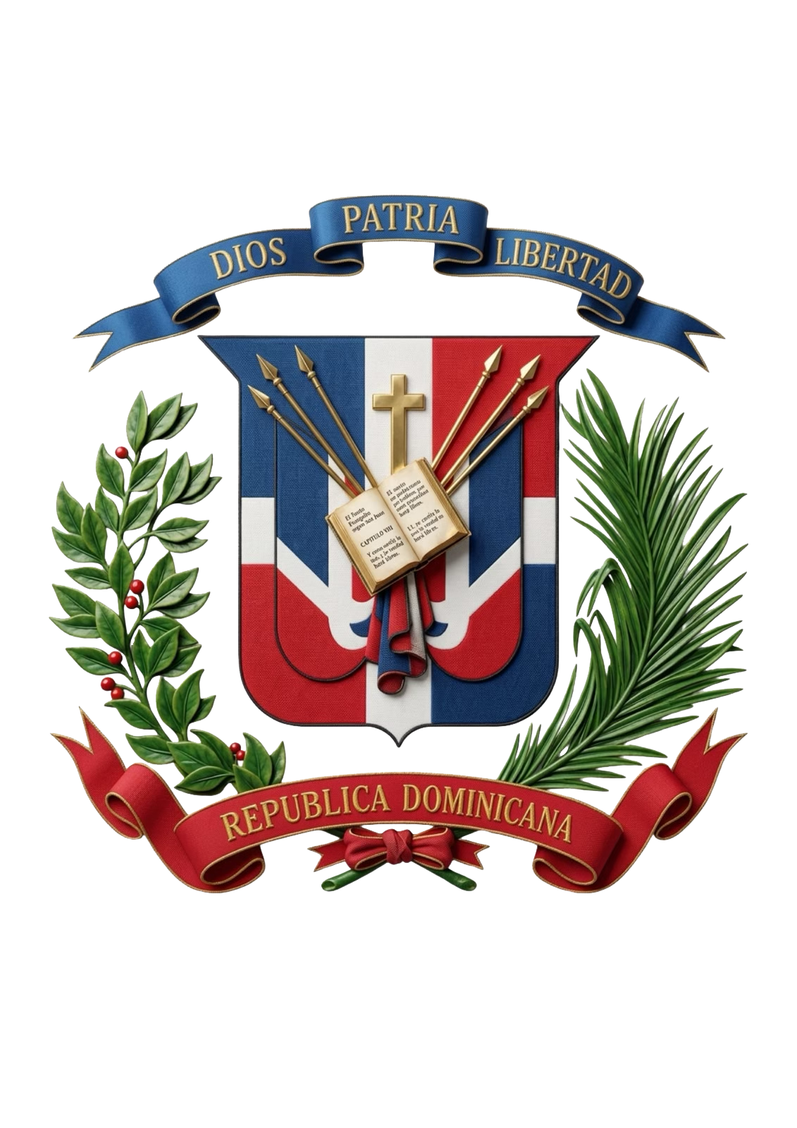Escudo de la Rep&uacute;blica Dominicana